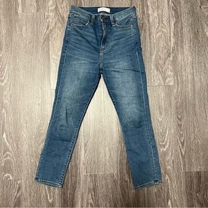Abercrombie & Fitch Super Skinny High Rise Ankle Jeans